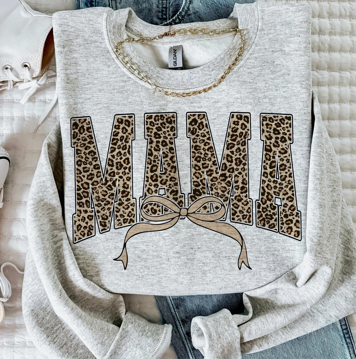 Mama Leopard Sweatshirts & T-Shirts