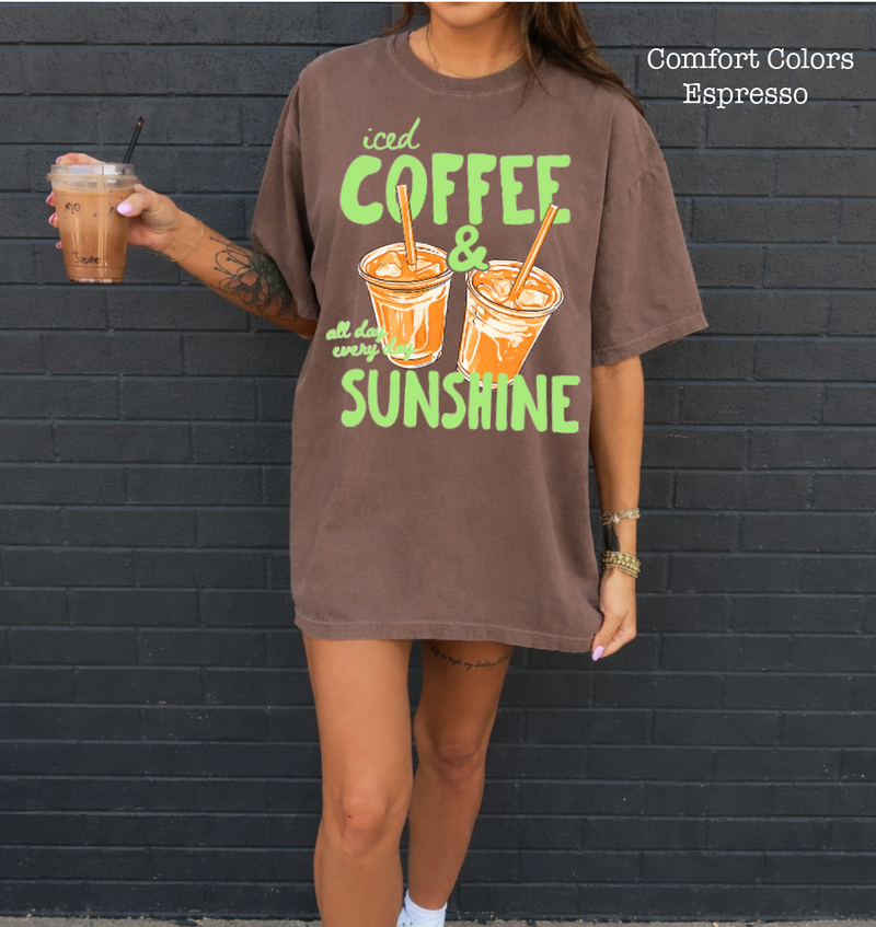 Iced Coffee & Sunshine Sweatshirts & T-Shirts