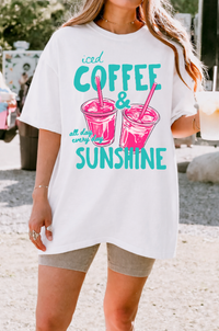Iced Coffee & Sunshine Sweatshirts & T-Shirts