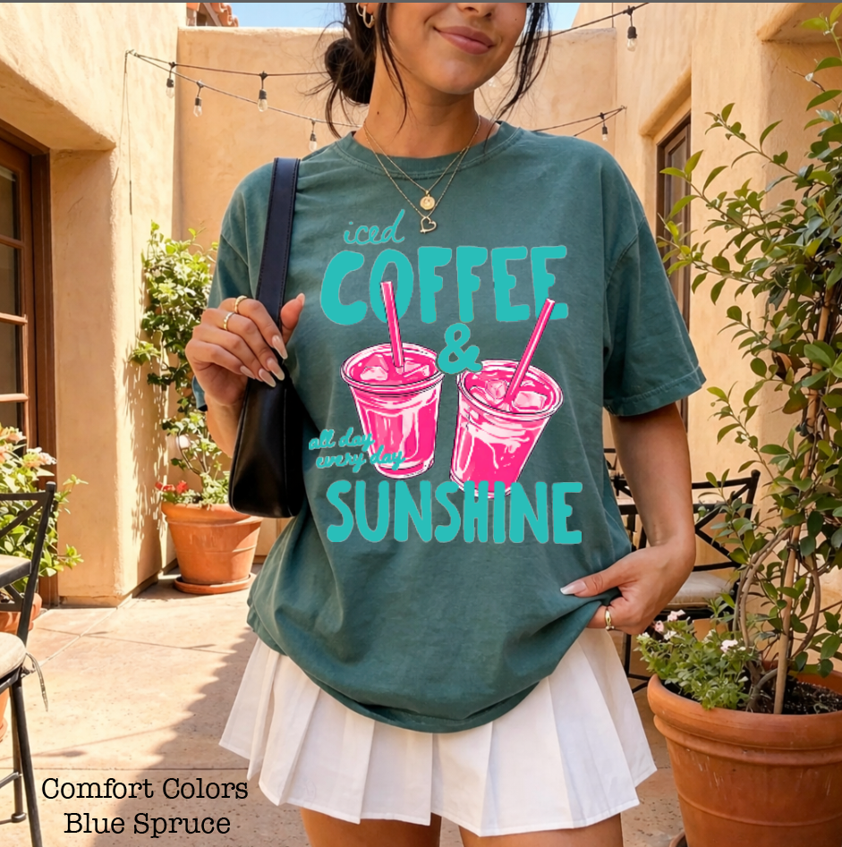 Iced Coffee & Sunshine Sweatshirts & T-Shirts
