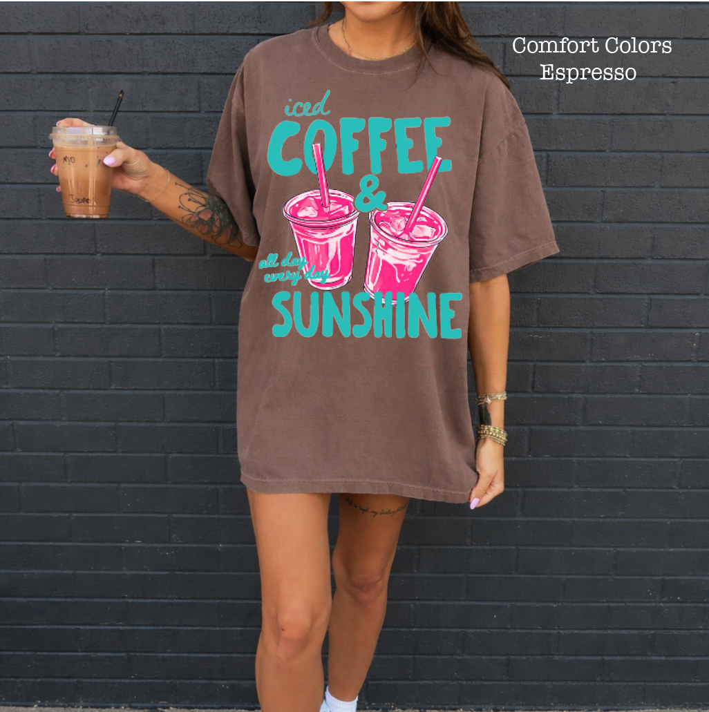 Iced Coffee & Sunshine Sweatshirts & T-Shirts