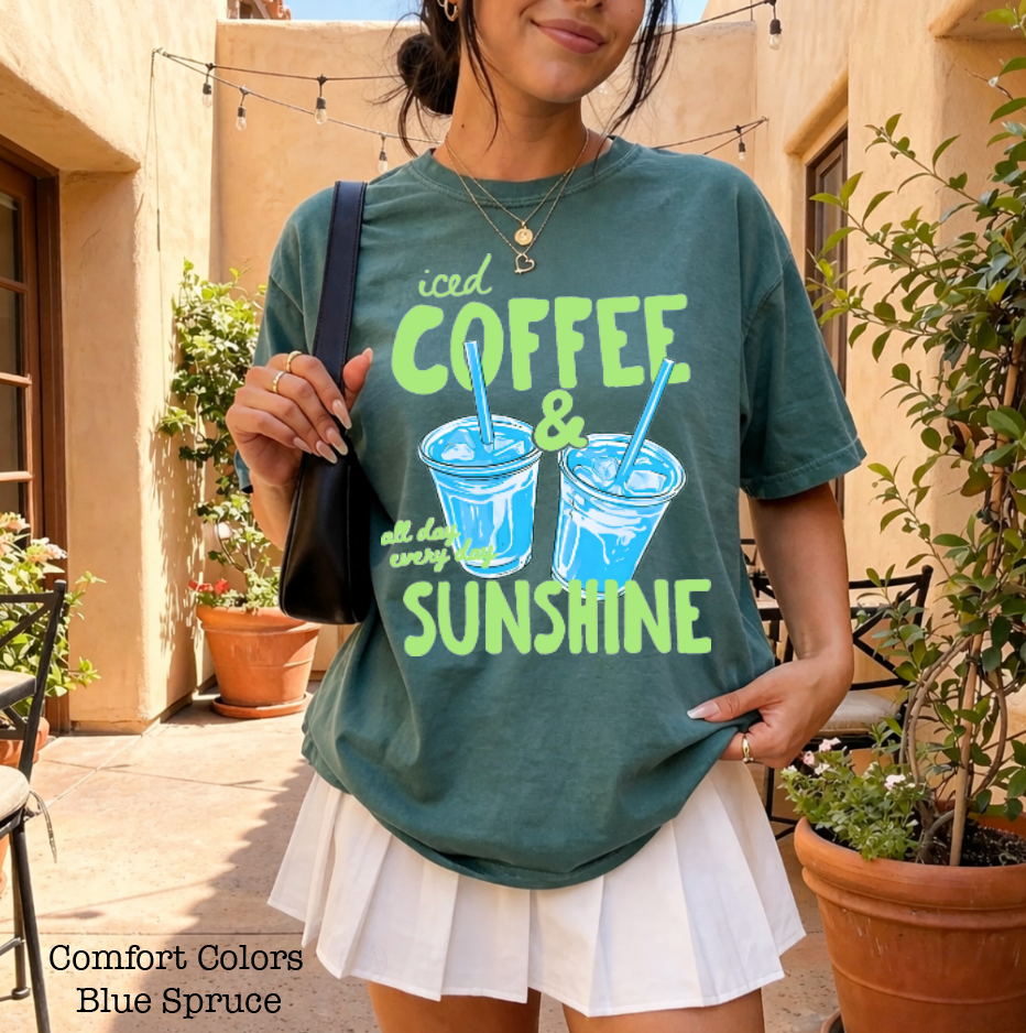 Iced Coffee & Sunshine Sweatshirts & T-Shirts
