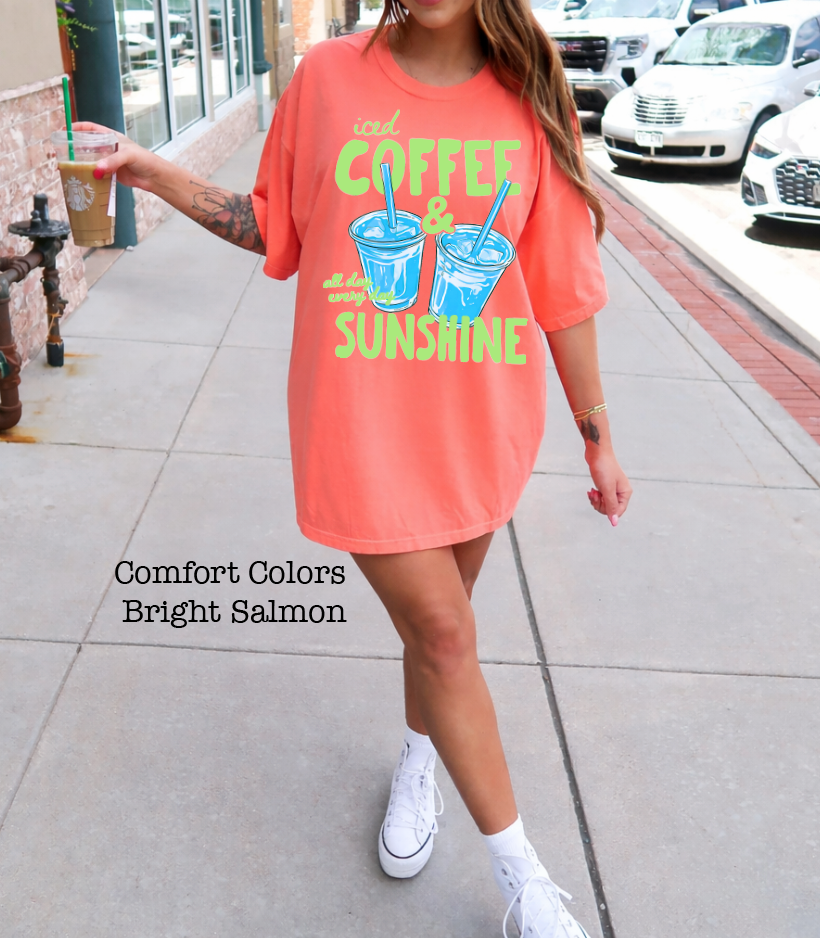 Iced Coffee & Sunshine Sweatshirts & T-Shirts