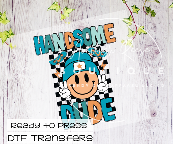 Handsome Dude DTF Transfer