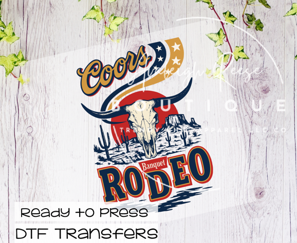 Coors Rodeo DTF Transfer