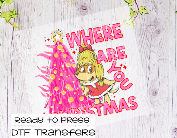 Where are your Christmas DTF Transfer