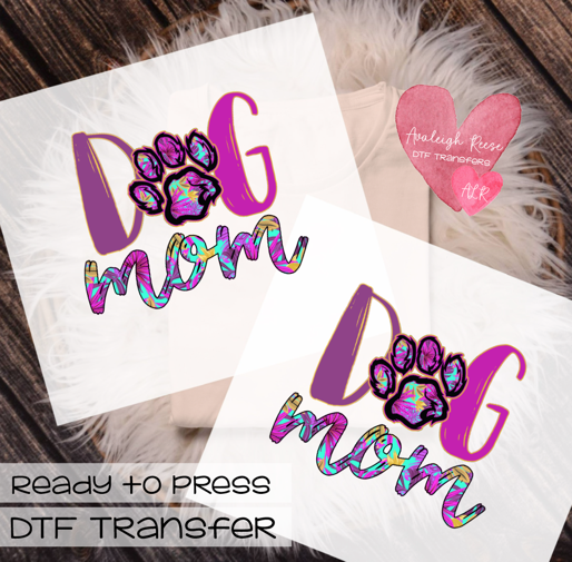 Dog Mom DTF Transfer