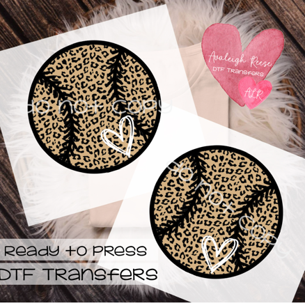 Leopard Ball DTF Transfer