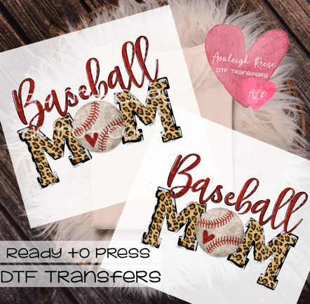 Baseball Mom DTF Transfer