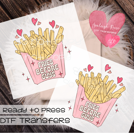 Fries Before Guys DTF Transfer