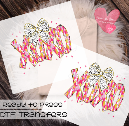 Brushstroke XOXO DTF Transfer