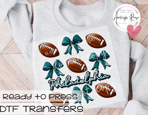 Philadelphia Football Coquette DTF Transfer