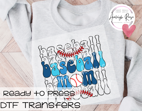 Baseball Mom DTF Transfer