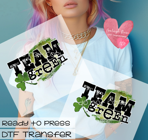 Team Green  DTF Transfer