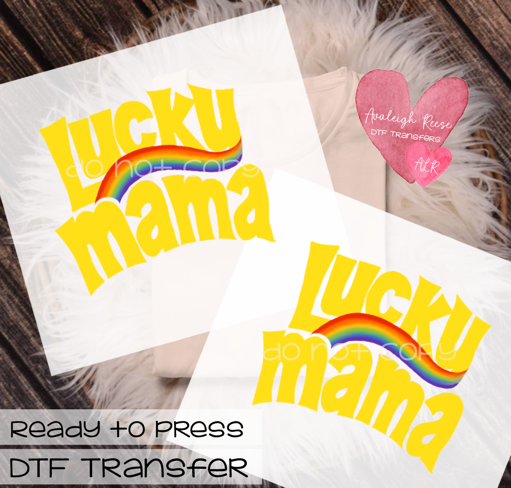 Lucky Mama  DTF Transfer