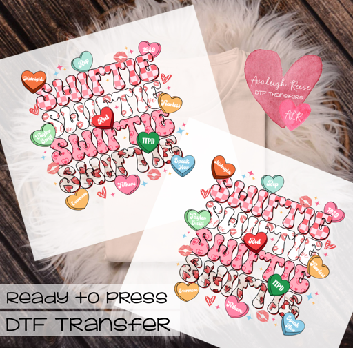 Swiftie Valentine DTF Transfer