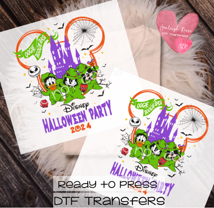 Oogie Boogie Halloween Bash Transfer