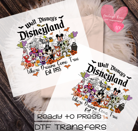 Disney Land Halloween Transfer