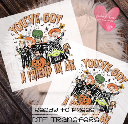 Toy Story You've Got a Friend in Me Halloween Transfer