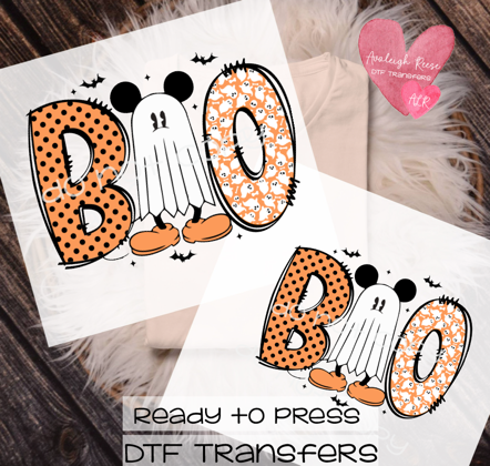 BOO Mickey Halloween Transfer