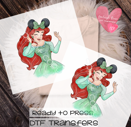 Ariel Mouse Ears Transfer