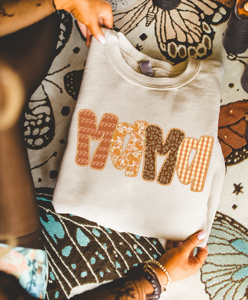 Fall Patterns Mama T-Shirts & Sweatshirts