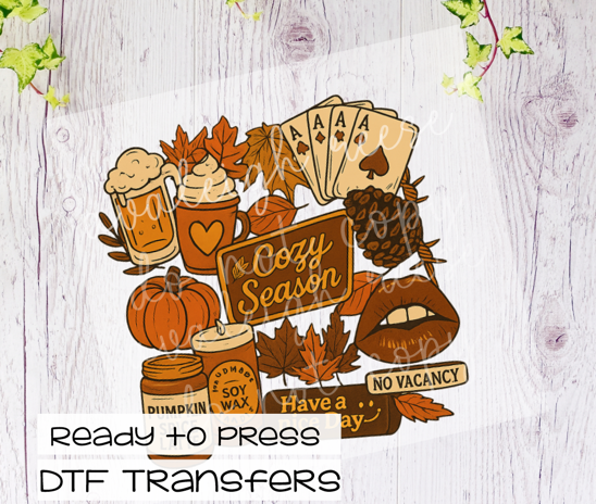 Cozy Season Collage Transfer