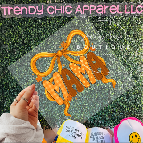Mama Fall Patterns  DTF Transfer