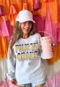 Personalized Fourth Grade Sweatshirts & T-Shirts