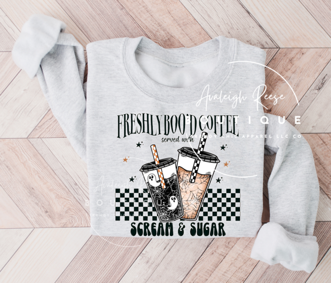 Freshly Boo'd Coffee Sweatshirts & T-Shirts