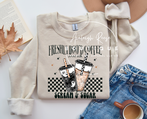 Freshly Boo'd Coffee Sweatshirts & T-Shirts