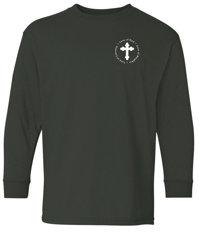 Navy Blue Long Sleeve - Pocket Logo