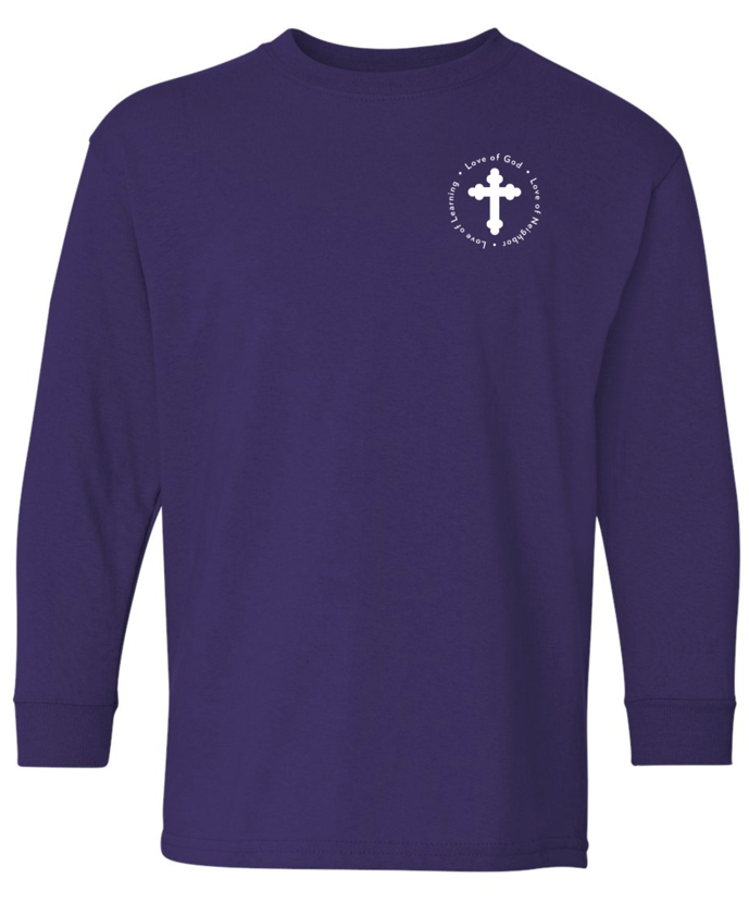 Navy Blue Long Sleeve - Pocket Logo