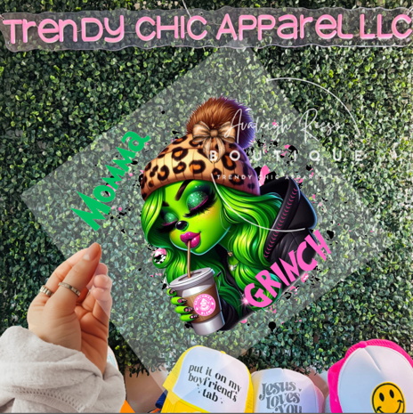 Momma Grinch  DTF Transfer