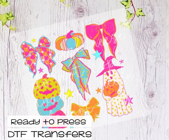 Halloween Bright Collage Transfer