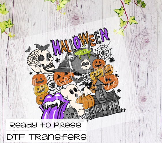 Halloween Collage Transfer