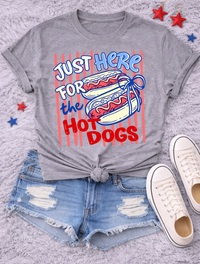Just Here for the Hot Dogs Sweatshirts & T-Shirts