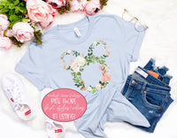 Minnie Floral Shirt - Floral Mouse Ears Shirt