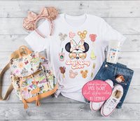 Minnie Best Day Ever Face - Watercolor Disney Shirts  - Disney Family Shirts - Retro Minnie face