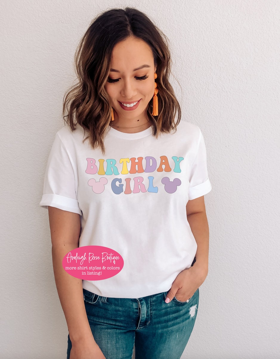 Birthday Girl Disney Shirts - Family Birthday Disney Shirts  - Disney Shirts