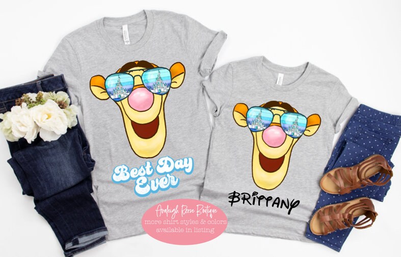 Tigger Best Day Ever - Tigger Disney Shirt  - Disney Family Shirts