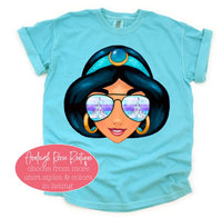 Retro Jasmine Face - Best Day Ever Disney Shirt  - Disney Family Shirts - Princess Jasmine