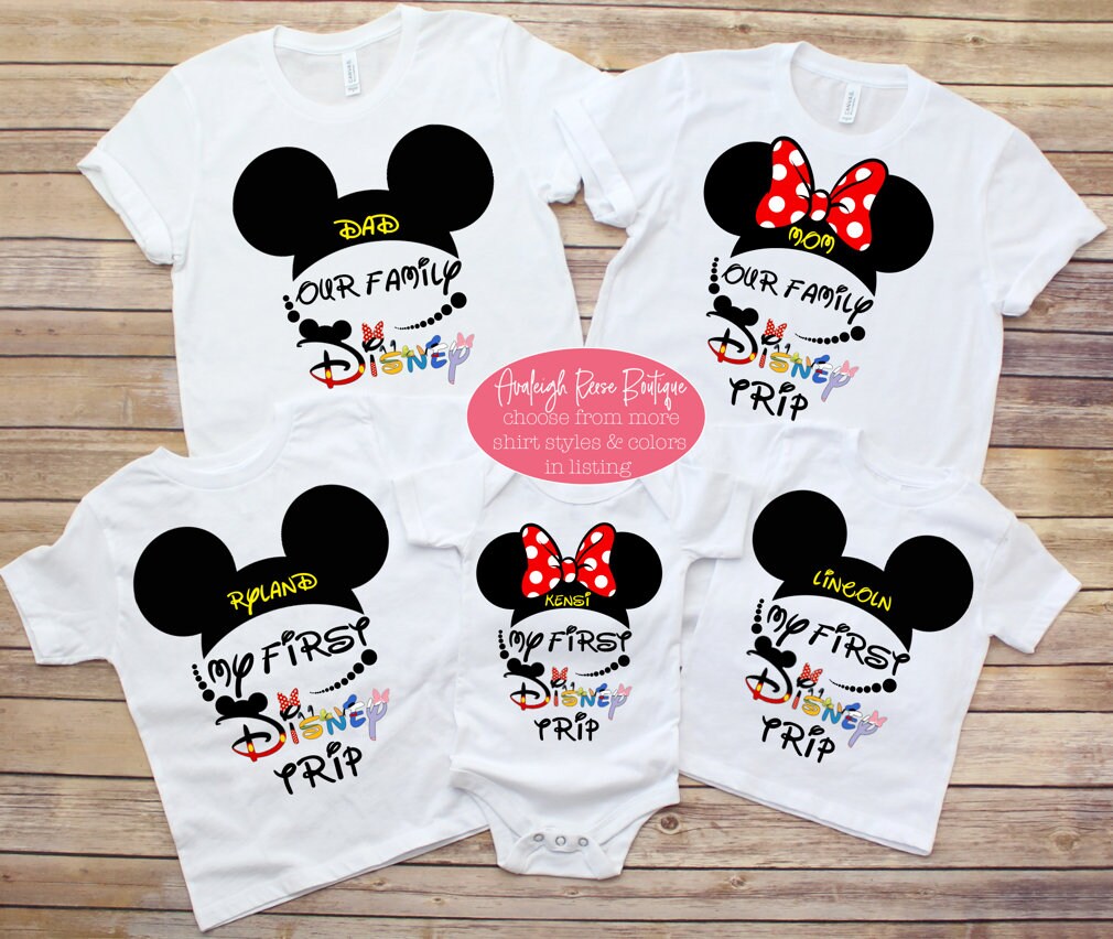 Disney Trip Shirts - First Trip Shirts - Personalized Disney First trip