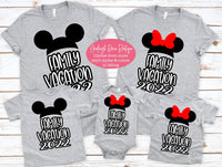 Disney Family Vacation Face - Custom Disney Shirts  - Disney Family Shirts - Group Shirts