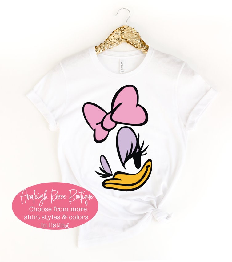 Daisy Duck Face - Portrait Daisy Duck Shirt  - Unisex Shirts