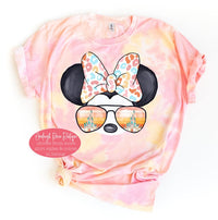 Retro Minnie Face - Best Day Ever Minnie Shirt  - Disney Tie Dye Shirts - Minnie Mouse Shirts