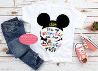 Disney Trip Shirts - First Birthday and Trip Shirts - Personalized Birthday Disney First trip