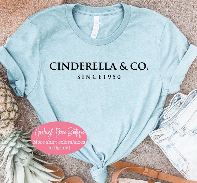 Cinderella & Co. Shirts Bleached Cinderella Shirt Women's Unisex