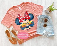 Retro Minnie Safari Face - Safari Minnie Ears Shirt  - Disney Animal Kingdom Family Shirts - Retro Minnie Ears