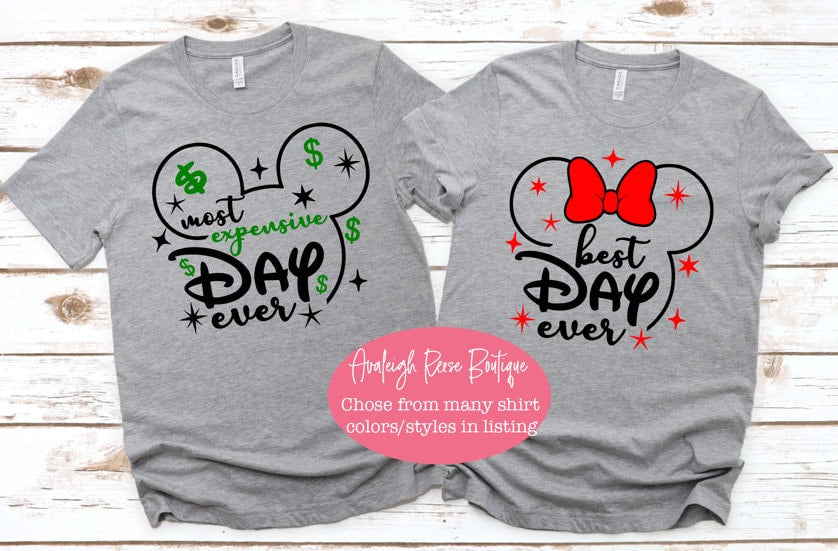 Most expensive Day Ever Shirts Best Day Ever Shirts Disney Family Shirts